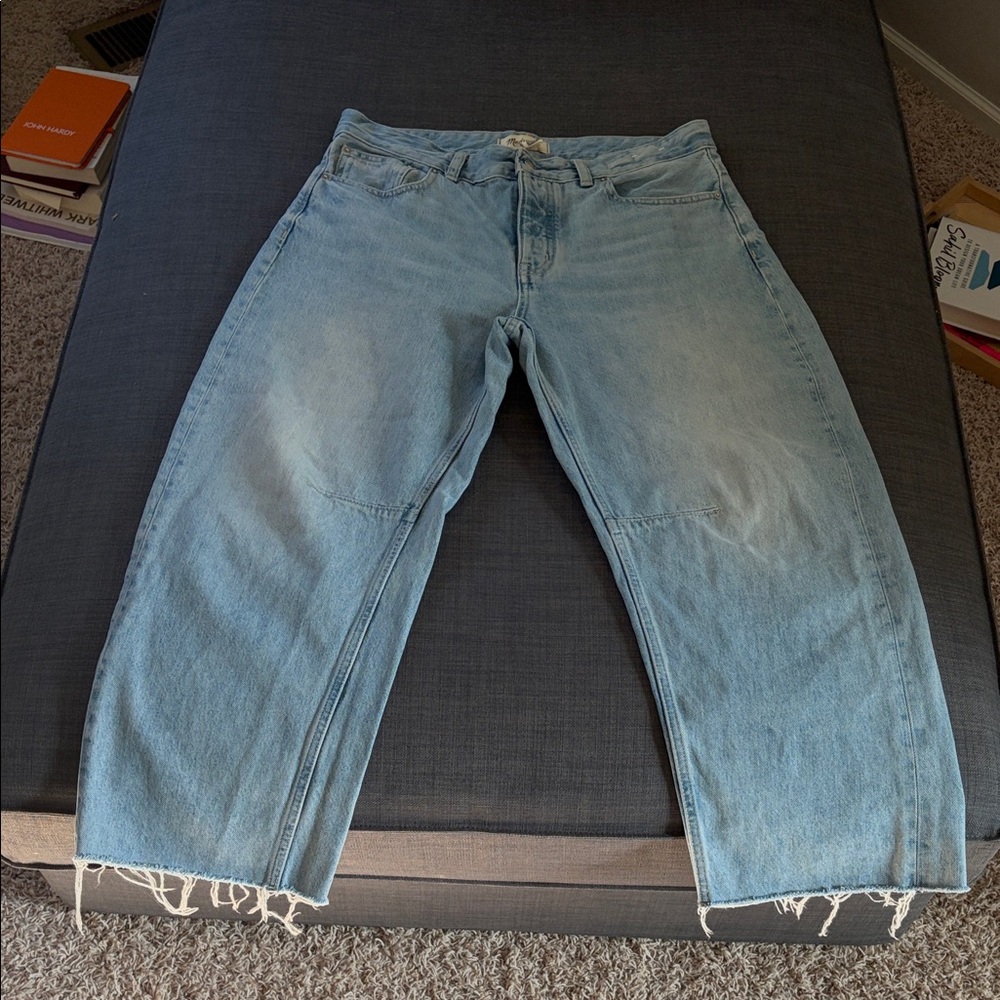 Petite Madewell Barrel Jeans